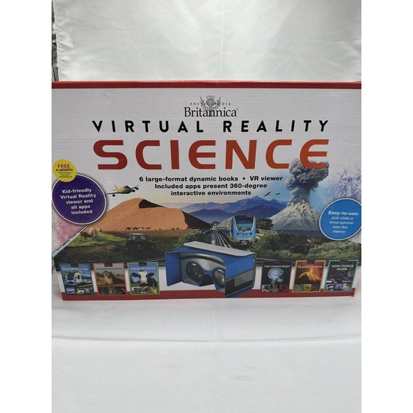 BRITANNICA Virtual Reality SCIENCE Kid-Friendly  VR Viewer - Picture 1 of 12